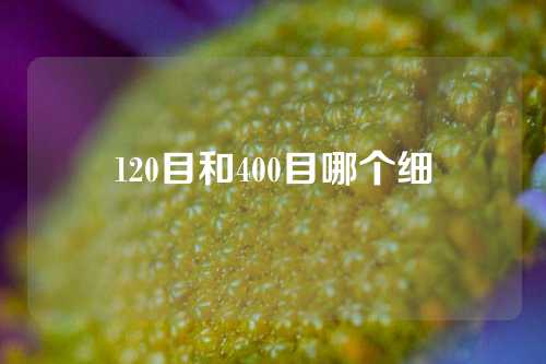 120目和400目哪个细