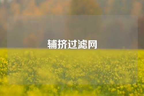 辅挤过滤网